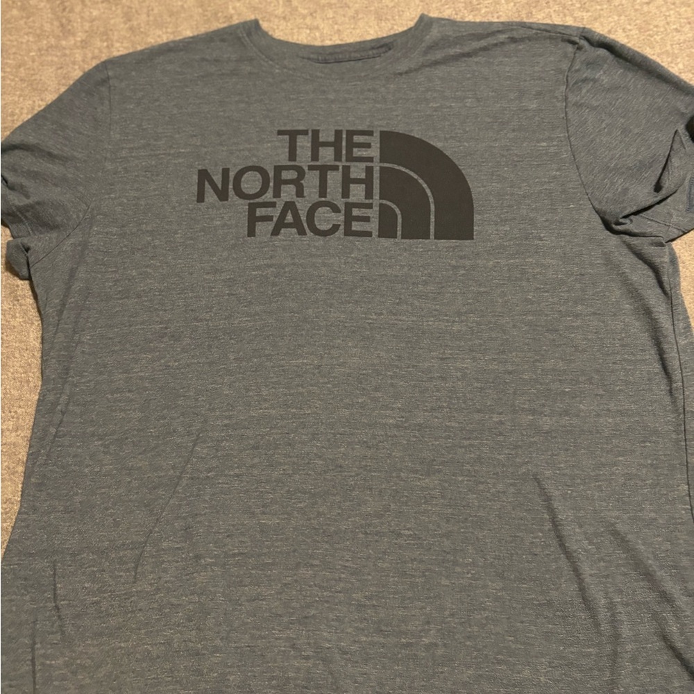 The North Face Mens Navy Logo Short Sleeve T-Shirt size XXL - Picture 3 of 9